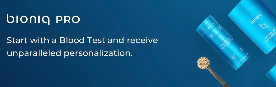 Bioniq PRO — blood test personalisation