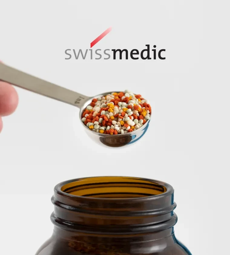Swiss quality mark with Bioniq spoon